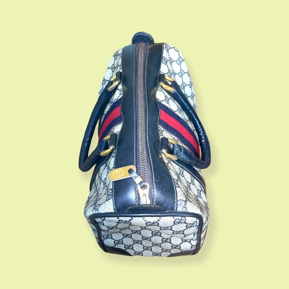 SOLD - Gucci Web Canvas Boston - Picture 5 of 5